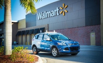 Ford and Walmart Self-driving Delivery Vehicle